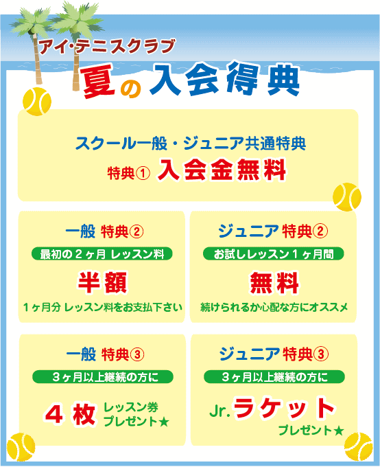入会特典